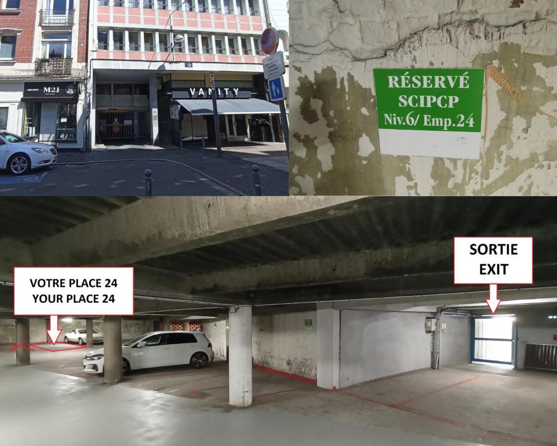 Studio Fonctionnel Au Coeur De Lille Avec Parking Εξωτερικό φωτογραφία